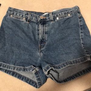 Tommy Hilfiger denim jean high waisted shorts